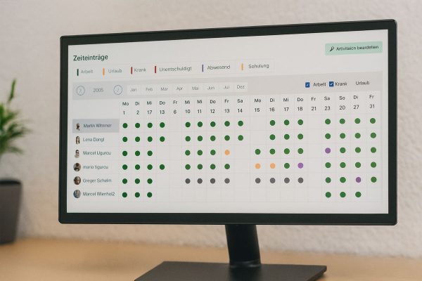 Digitale Dienstplaner inklusive - TeamTakt Digitale Dienstplaner inklusive
