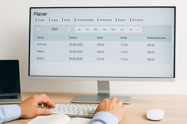 Datenbasis elektronische Arbeitszeitaufzeichnung - TeamTakt Datenbasis elektronische Arbeitszeitaufzeichnung