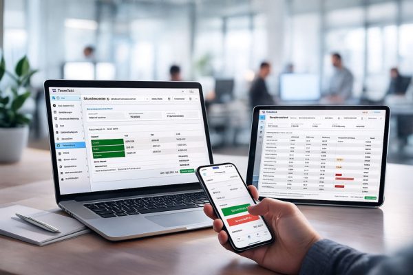 Stundenzettel bei TeamTakt