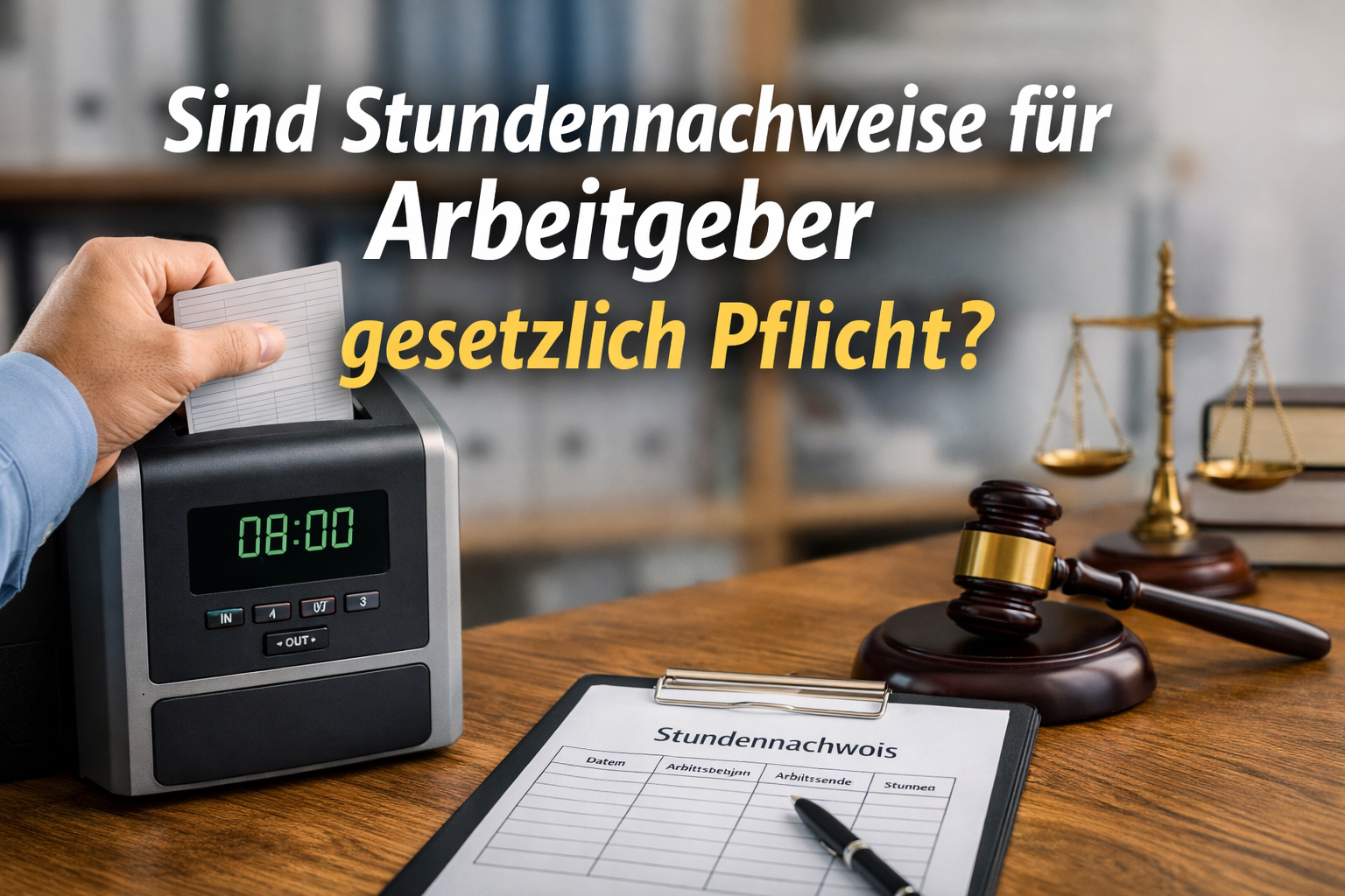 Sind Stundennachweise fuer Arbeitgeber Pflicht - TeamTakt Sind Stundennachweise fuer Arbeitgeber Pflicht