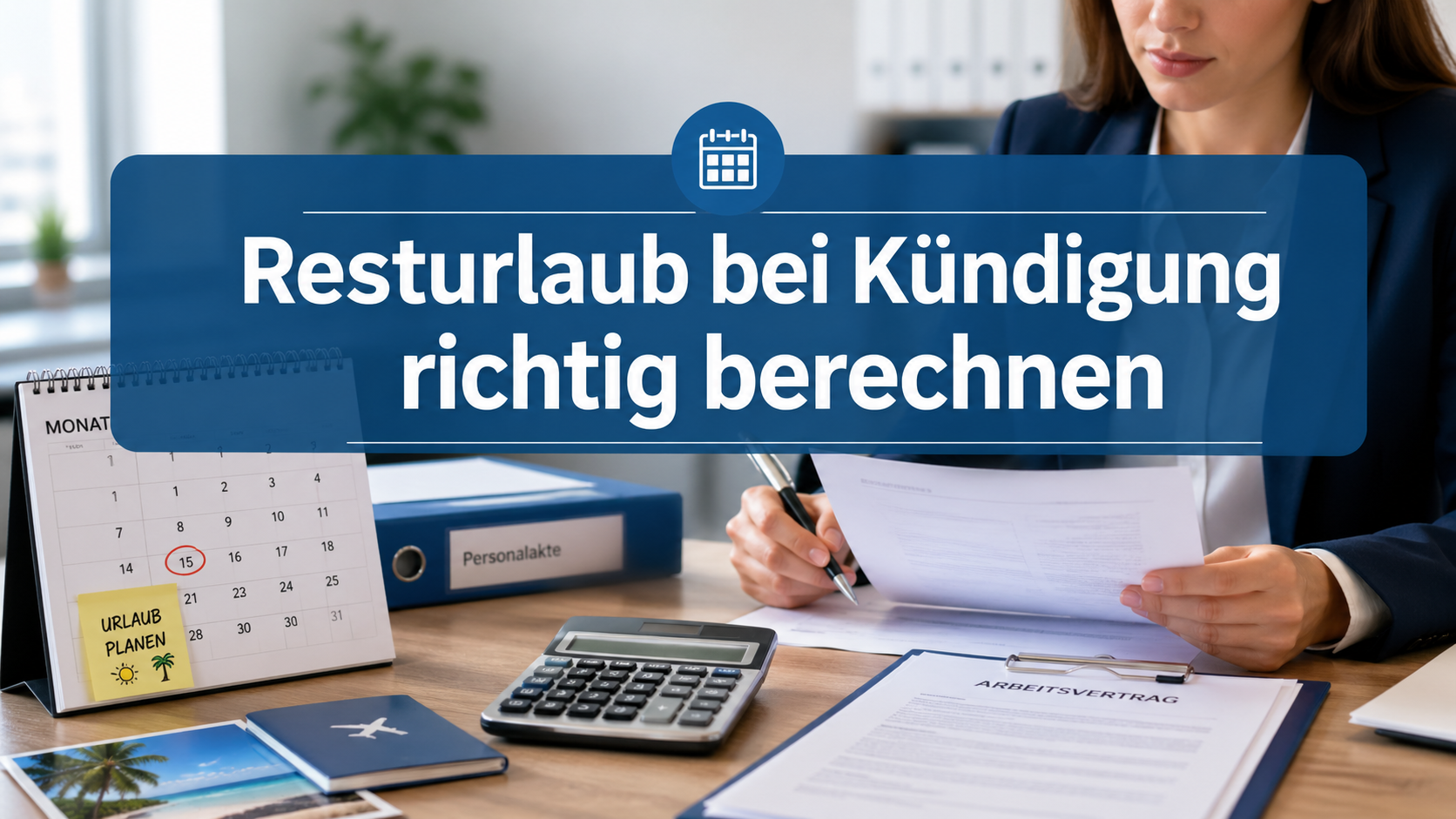Resturlaub berechnen bei kuendigung