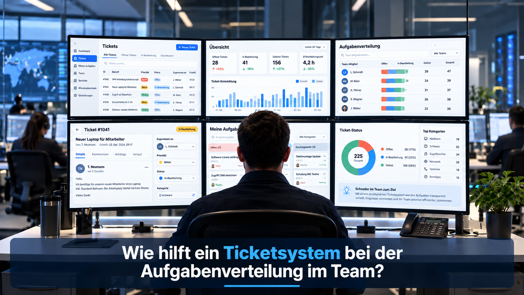 wie hilft ticketsystem aufgabenverteilung automatisch