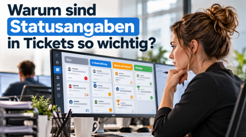 statusangaben bei ticketsystem